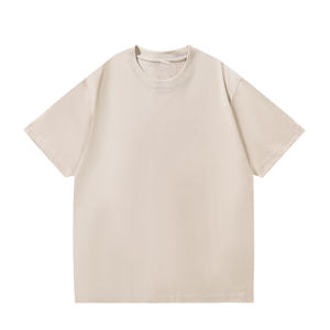 Camiseta de Hombre 100% Algodón, Diseño de Logotipo Personalizado, Cuello Redondo de Calidad, Hombros Caídos, Estilo Urbano, Camiseta Blanca para Hombre - Product Image 4