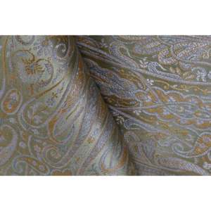 ผ้าผสมลายเพสลีย์สีเขียวล้วน ยี่ห้อ Tanchui กว้าง 44 นิ้ว TFAB TANCHUI BRO08 275 ต่อหลา - Product Image 1