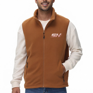 Chaleco de Forro Polar Casual de Primera Calidad para Hombre, Ropa Cómoda para Exteriores, Práctico, con Múltiples Bolsillos, Tacto Suave, Precio Bajo - Product Image 1