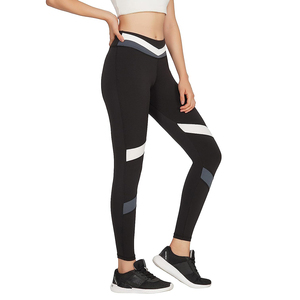 Ladies XL Yoga Pants Knee Length Workout <b>Leggings</b> <b>With</b> <b>Pockets</b> Spandex Polyester Comfortable Fitness Tights For Women's - Product Image 5