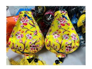 OEM/ODM Foldable Silk <b>Lanterns</b> High Quality Waterproof Fabric Pendant <b>Lanterns</b> - Product Image 1