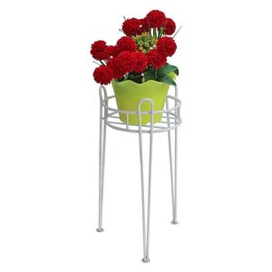 White Flower <b>Pot</b> <b>Stand</b> for Home Decor Garden Balcony Office Indoor Outdoor Planter Holder - Product Image 3