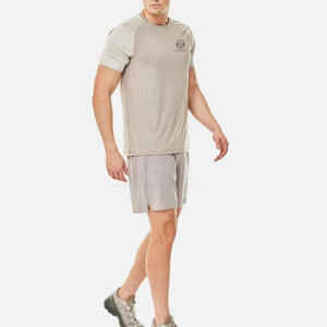 Ensemble t-shirt et short de sport pour homme, tissu extensible confortable, idéal pour la course à pied, les entraînements et les sports - Product Image 2