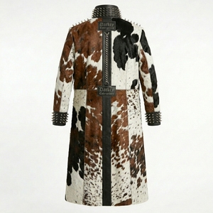 Customized Men Cow Hair On Leather <b>Jacket</b> Wholesale Genuine Cowhide Winter Coat Manufacturer OEM Soft Real Outwear Supplier - Product Image 2
