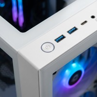 Boîtier PC Gaming Panoramique Vue Mer en Gros, Double Verre Trempé, Châssis de Bureau MATX Mid-Tower, Cabinet d'Ordinateur d'Usine