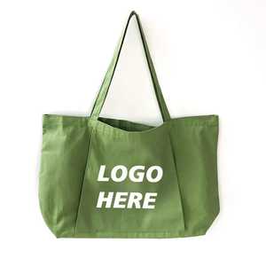 Rustic calico fabric hand bag made of 100% pure cotton for farmhouse style branding - Product Image 3