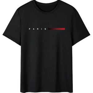 Camisetas de poliéster 100% para hombre de último diseño, camisetas de poliéster lisas personalizadas, tela de punto - Product Image 1