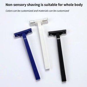 Disposable <b>Razor</b> for <b>Women</b> Sanitary Manual Shaver 1 Super Sharp Blade with Comb Head for Face Down Leg Arm with Non-Slip Grip - Product Image 6