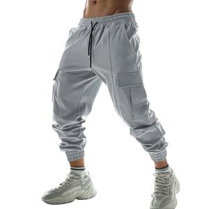 Pantalons de jogging personnalisés en coton pour hommes, broderie, jogging, blanc, surdimensionné, French Terry, imprimé en relief, pantalon de survêtement pour hommes, 2026 - Product Image 1