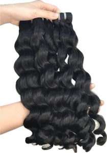 VQHAIR Extensions de cheveux bruts vietnamiens à double tirage Extensions de cheveux humains de style naturel bouclé à prix compétitif - Product Image 2