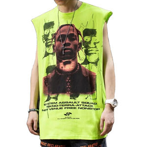 Camiseta sin Mangas Popular con el Logotipo del Movimiento Hip-Hop West Coast Gangster, de Alta Calidad, 100% Algodón, para Hombre - Product Image 5