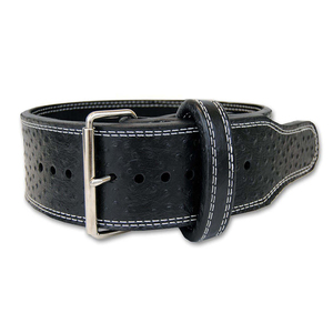 Cinturón de Cuero Resistente para Levantamiento de Pesas, para Hombres y Mujeres, Soporte para Powerlifting, Fabricante - Product Image 4