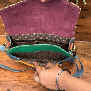 Custom Fashion Handbag Popular Animal Print Recycled Leather Crossbody Bag Luxury Design Rectangle Single Shoulder Bag for Women - Product Image 6