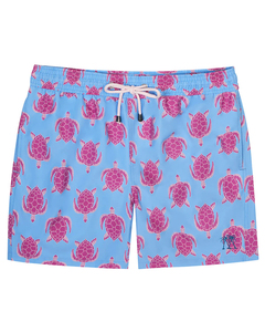 <b>Mens</b> Custom Design Heat-Transfer Printed Swim <b>Shorts</b> Elastic Waist Breathable Quick Dry High Quality Polyester/Cotton Custom - Product Image 1