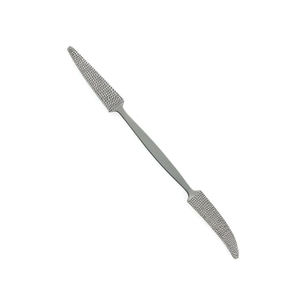 Silver Dental Surgical Instrument Double-Ended Metal File Manual Tool Shuja Surgico - Product Image 2