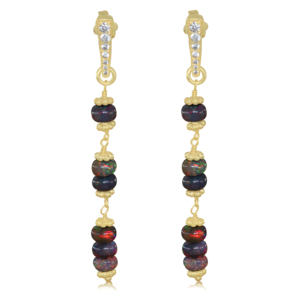 <b>Earring</b> Natural Gemstone Stud And Drop <b>Earring</b> Crystal wholesale precious stone drop stud <b>earrings</b> - Product Image 5