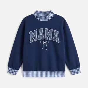 Sudadera de Cuello Alto Personalizada Mygirl, de Algodón Oversize de 160g, con Estampado de Letras, Tejido de Felpa, para Mujer, Ropa Casual de Otoño - Product Image 6