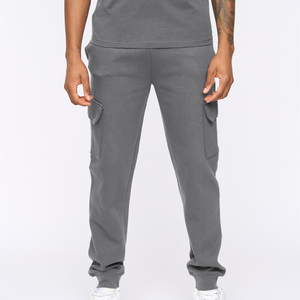 Hot Sale Terry Jogger <b>Trousers</b> for Men High Quality Jogger Pants With Pockets Heavy Solid Custom Sweat Pants for Men - Product Image 5