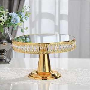 Elegante Frutero de Metal con Pedestal, Diseño de Hojas, Bandeja Decorativa para Servir, Centro de Mesa para Mesa de Comedor, Bodas y Fiestas - Product Image 2