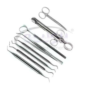 Dental Root Elevation Instruments Set 7 Pcs Manual Surgical Tools for Oral Surgery CE Certified Class I By <b>Blush</b> Surgical - Product Image 3