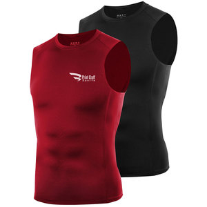 Light Weight Slim Fit Sleeveless <b>Compression</b> <b>Shirts</b> Solid Color High Quality Sleeveless <b>Compression</b> <b>Shirts</b> - Product Image 1