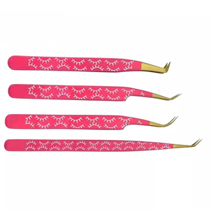 Ensemble de 4 pinces à épiler multifonctions en acier inoxydable, pinces à épiler de précision pointues pour cils et sourcils - Product Image 3