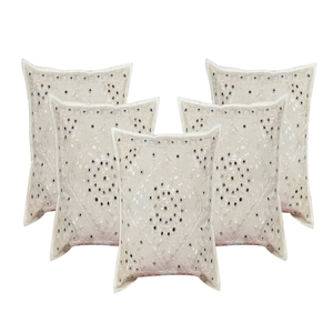 Funda de cojín bordada a mano india, estilo bohemio, decorativa, para sofá, almohada, decoración del hogar, con trabajo de espejo - Product Image 1