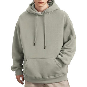Sweat-shirt à capuche décontracté pour homme, coupe ample, en molleton uni, à manches longues, confortable, pour l'automne - FORTLEO INDUSTRIES - Product Image 3