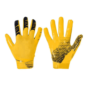 Guantes de Fútbol Americano de Diseño Único y la Mejor Calidad, Transpirables, de Poliéster, Sin Silicona, para Mano Derecha, Precio Económico, Venta al Por Mayor, Personalizados - Product Image 1