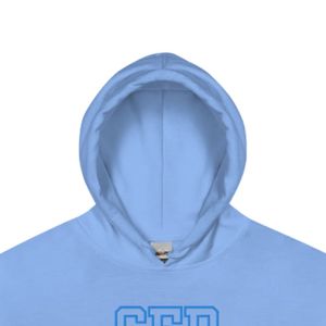 Sudadera con Capucha Unisex Bordada para Mamá, Color Azul Claro, Sudadera con Capucha de Felpa Suave, Estilo Casual para Uso Diario, Prenda Cómoda - Product Image 3