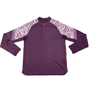 Veste polaire à col zippé pour homme, couleur unie, imprimé géométrique, manches longues, style sportif, vêtement d'automne, coupe classique, séchage rapide, polyester - Product Image 3