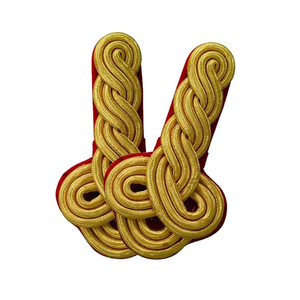 Epaulettes Personalizadas con Cordón y Nudos, Color a Elección, OEM, Trenzadas, Nuevas 2026, Calidad Premium, Uniformes Ceremoniales, Corte Láser Dorado - Product Image 5