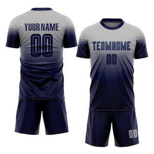 Ensemble de football en jersey bicolore, design personnalisé pour l'entraînement, tenues de sport respirantes, uniformes de football - Product Image 3