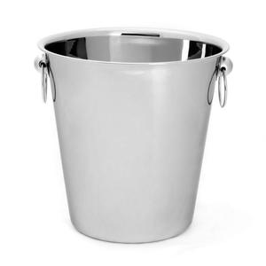 Seau à glace moderne en aluminium durable avec poignées de transport et couvercle, grande capacité, idéal pour le vin, la bière et les fêtes - Product Image 4