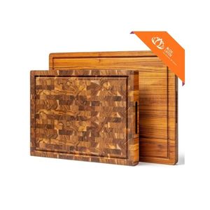 [VENTE CHAUDE] Planche de préparation alimentaire en bois d'acacia, compatible lave-vaisselle, pour trancher légumes, fruits et viande lors de la préparation des repas au Vietnam - Product Image 1