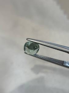 Tourmaline afghane naturelle vert sauge taille coussin 2,17 carats, pierre précieuse facettée en vrac provenant d'Afghanistan pour la fabrication de bijoux - Product Image 4