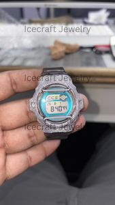 Boîtier de montre VVS Moissanite de luxe, style Hip Hop, en acier inoxydable, avec pavé de pierres, couvercle de remplacement, design personnalisé - Product Image 2