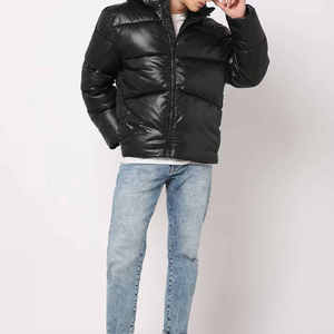 OEM Men's <b>Quilted</b> Puffer Jacket - Waterproof Windproof Thermal Insulated <b>Winter</b> Coat for Snowboarding Custom Logo - Product Image 4