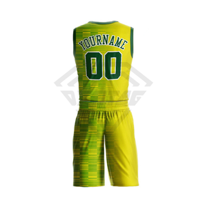Conjunto de Uniformes de Baloncesto Sublimados Personalizados, Fabricante OEM, Uniformes al por Mayor, Ropa Deportiva Reversible para Hombre, Kit de Diseño de Uniformes de Equipo - Product Image 2