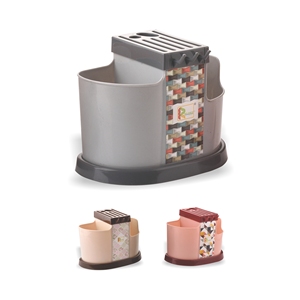 Porta Cubiertos Multiusos de Plástico PP, Portátil, Impermeable, Resistente a la Oxidación, para Cocina - Product Image 1