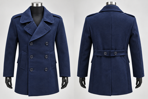 Abrigo de invierno profesional para hombre, de seguridad premium, largo, táctico, uniforme de trabajo, relleno de lana, fabricación válida según ISO, personalizable - Product Image 3