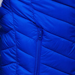 Gilet matelassé d'hiver personnalisable pour homme grande taille, léger en polyester, sans manches, décontracté, col montant - Product Image 6