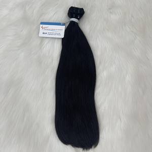 Vente du Black Friday, extensions de cheveux vierges 100% vietnamiennes, cheveux humains naturels lisses noirs, sans perte, disponibles - Product Image 4
