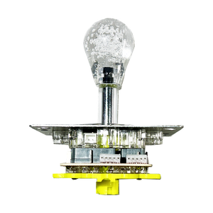 Manette de jeu d'arcade universelle à bulles LED transparente, levier de remplacement, mini jeu de griffes, fonctionnement à pièces, MAN LI FANG JS-0025 - Product Image 3