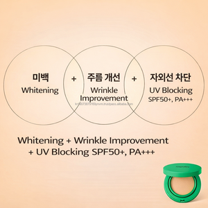 Cushion BB Ampoule K-Beauty SPF50+ ad Alta Copertura OEM per Pelle Luminosa - Product Image 6