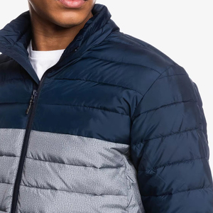 <b>Top</b> High Quality Design Puffer Jackets 2025 Customized Latest Unique Style Stand Collar Patchwork Unisex 2026 Bubble Jackets - Product Image 4