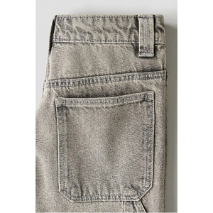 Pantalones Cortos de Mezclilla para Hombre de Alta Calidad, Estilo Vintage, Corte Holgado, Lavado Desgastado, Personalizados OEM - Product Image 2
