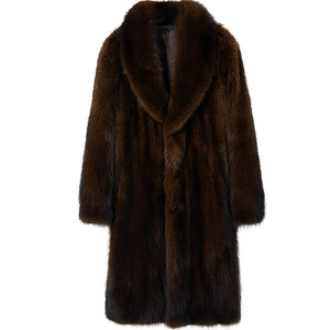 Abrigo de Invierno para Hombre, Cuello en V, Lujoso, Manga Larga, Largo Medio, Solapa Grande, Servicio OEM, Estampado Estándar - Product Image 1
