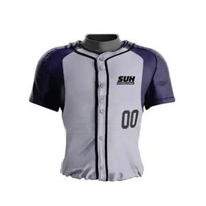 Venta de Fábrica, Precio Económico, Uniforme de Béisbol Transpirable de Alta Calidad, Diseño de Logotipo Personalizado, Más Vendido al Por Mayor - Product Image 4