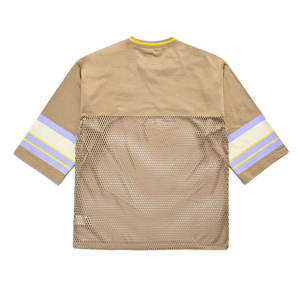 Camiseta de Fútbol Americano Premium Lisa para Sublimación, Estilo Hip Hop, Malla Deportiva, Uniforme Retro Negro y Blanco - Product Image 2